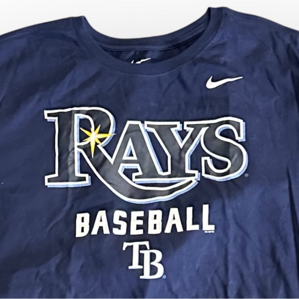 Nike Tampa Bay Rays MLB Baseball Tee – Men’s XXL Navy Blue